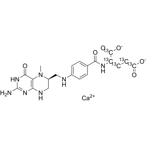 Levomefolate-13C5 calcium (5-Methyltetrahydrofolic Acid-13C5 (calcium salt))